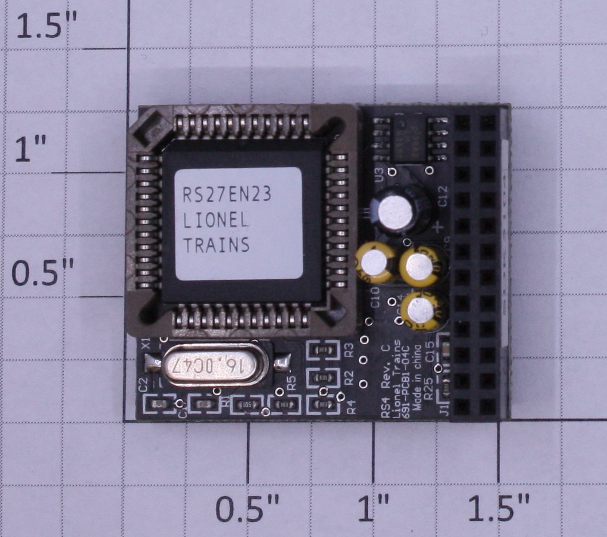 Lionel 691PCB104C Railsounds 4.0 PCB Circuit Board - Chip RS27EN23