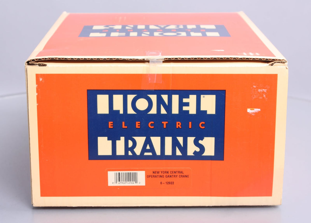 Lionel 6-12922 O Gauge New York Central Operating Remote Gantry Crane EX/Box