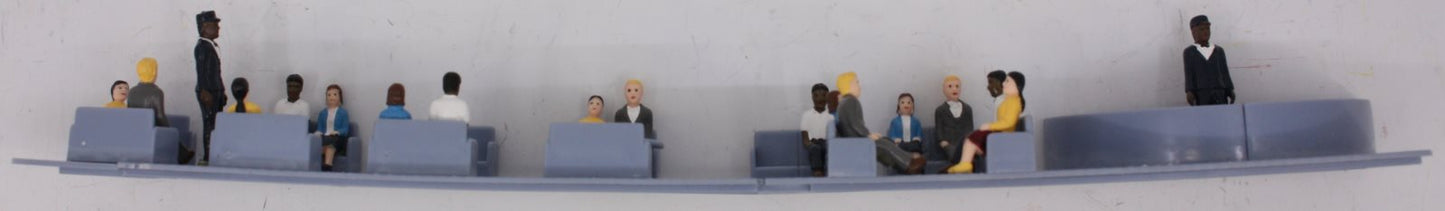 Lionel 21595-13 Blue K-Line 15" Aluminum Observation Interior