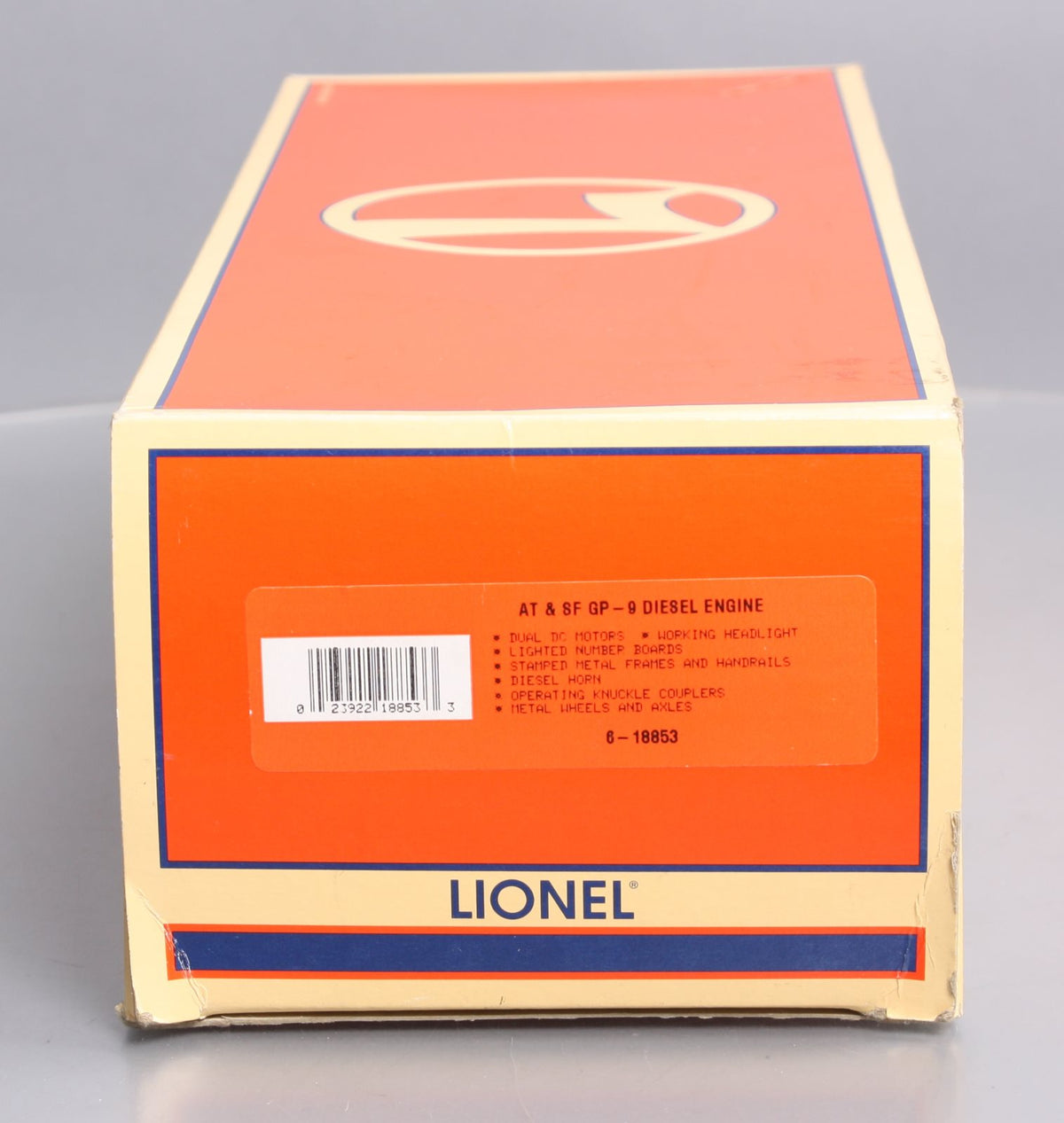 Lionel 6-18853 O Gauge AT & SF GP-9 Diesel Engine #2370 LN/Box