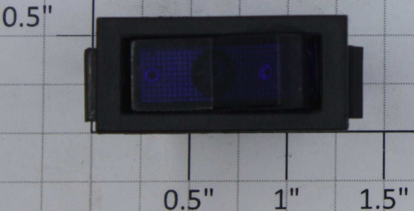 Acme ROC-003 SPDT Blue Illuminated Rocker Switch