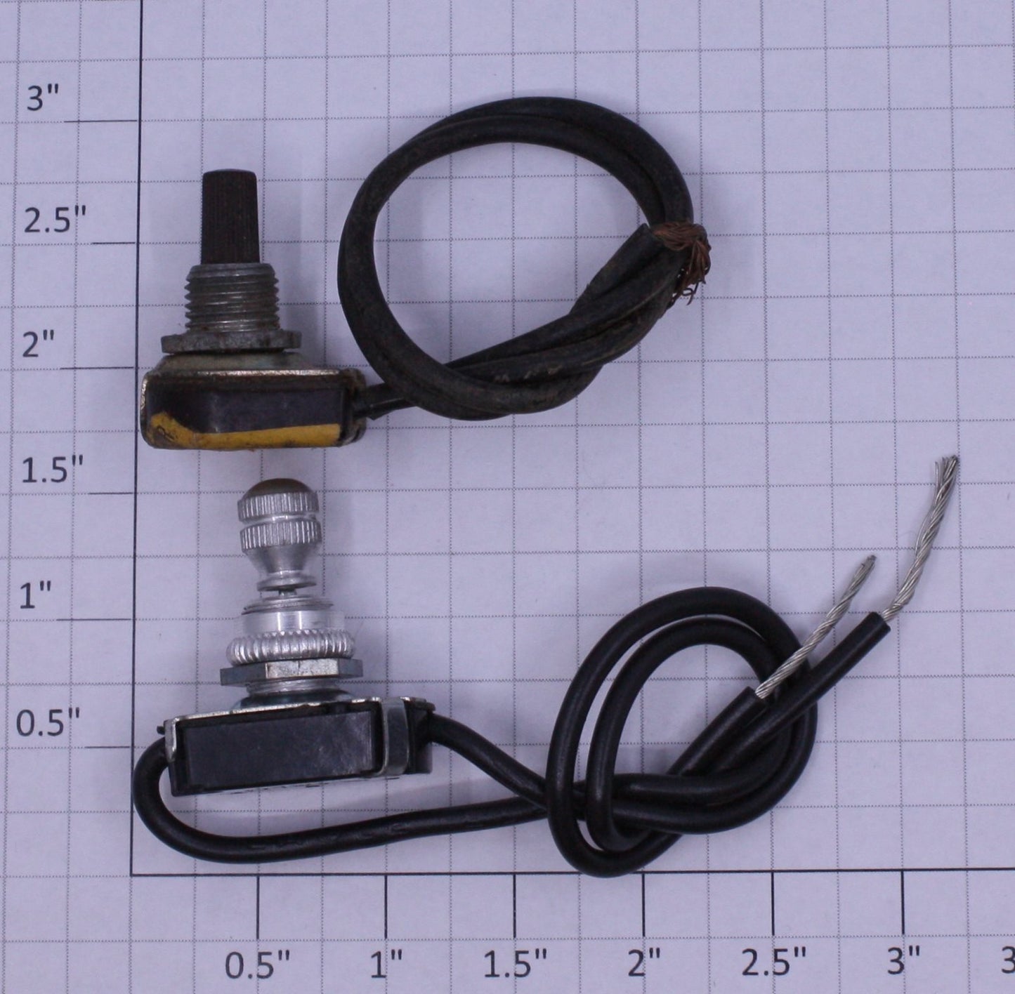 Acme 0827-10 Black Potentiometers with Leads (Pack of 2)