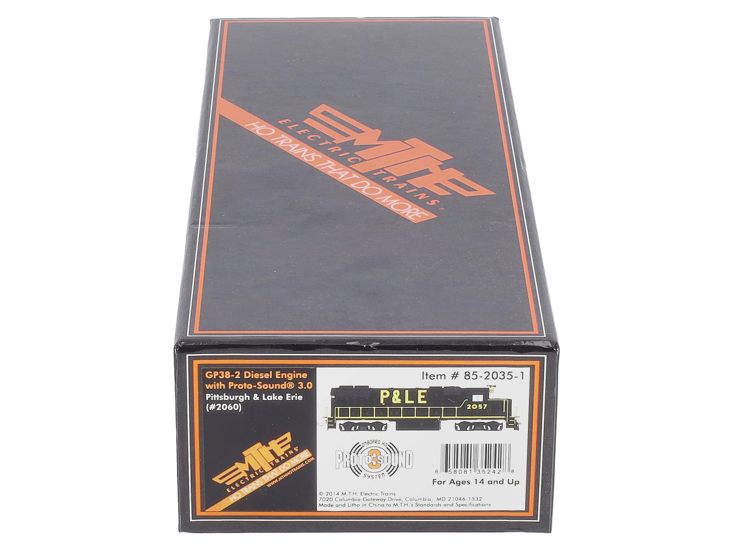 MTH 85-2035-1 HO Pittsburgh & Lake Erie GP38-2 Diesel w/ P-S 3 #2060