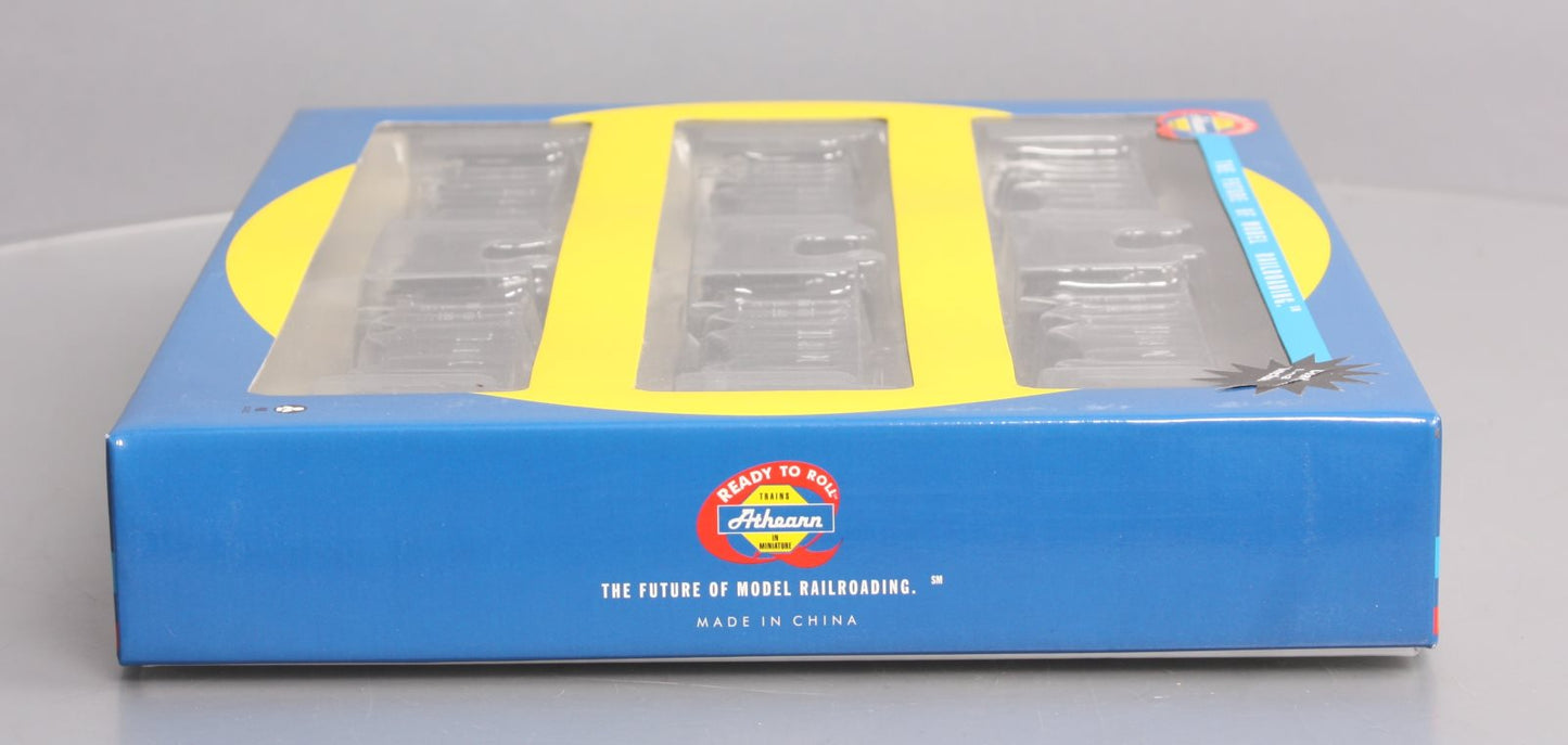 Athearn 76378 B&O 40' 3-Bay Ribbed Hopper w/Load 6-Car Set