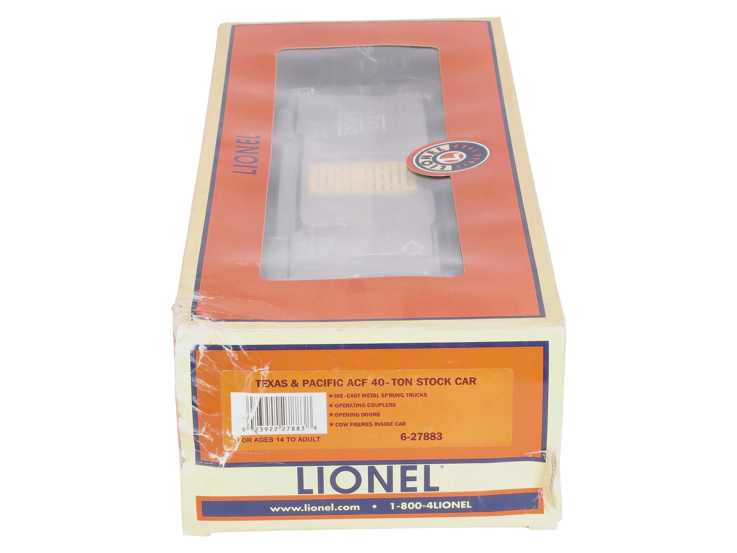 Lionel 6-27883 Texas & Pacific ACF 40-Ton Stock Car