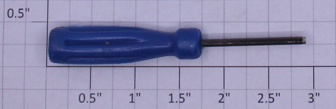 Aristo-Craft 11910S Blue Hex Head Track Lock Allen Screw Driver