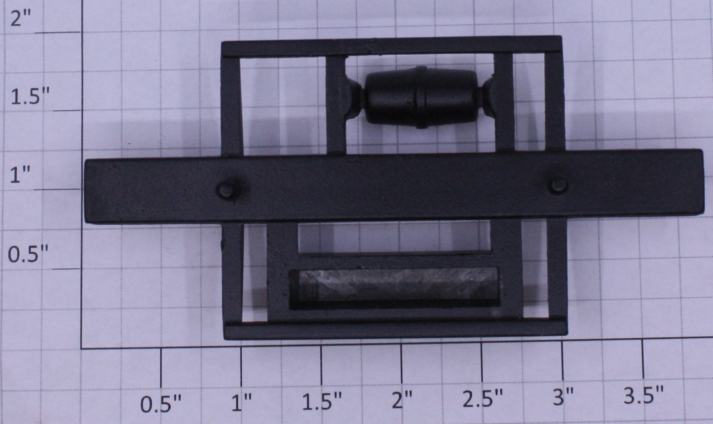 Lionel 6109732104 O Gauge Flat Black Cast Bay Window Caboose Underframe