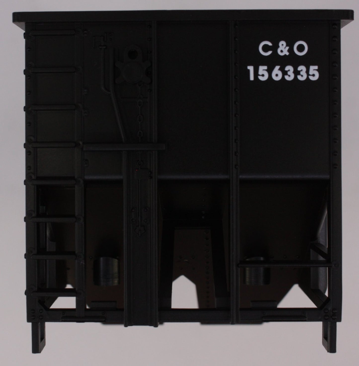 Lionel 17153-7 C&O 3-Bay Hopper Body Shell #156335