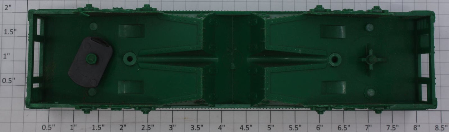 Marx 855 O Gauge Green 2-Bay Hopper Body