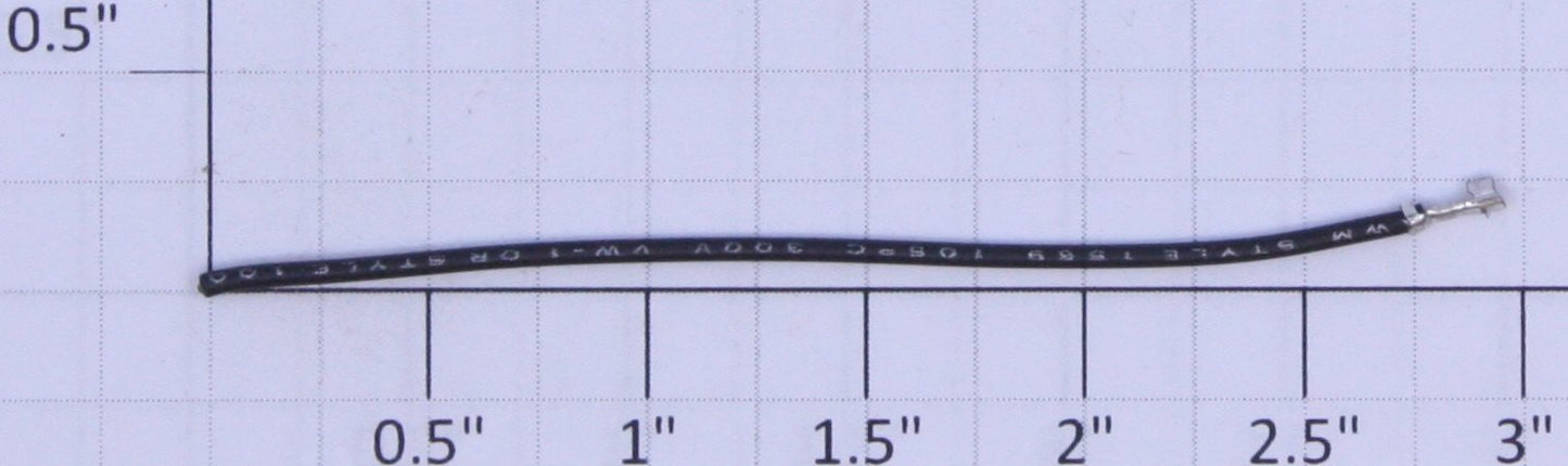 Lionel 18562-117 Lead Black 2.5 in. with Crimp Terminal