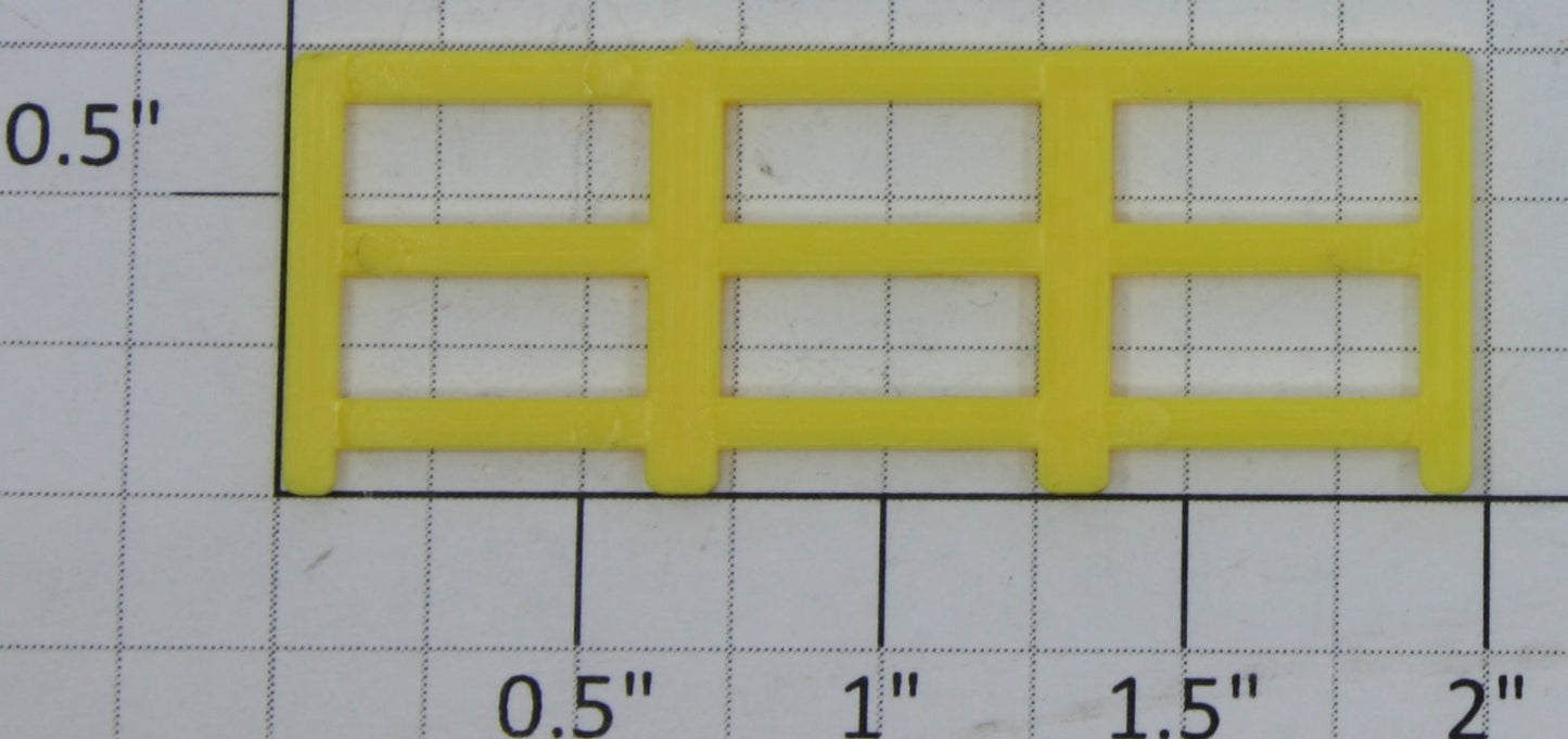 Lionel 1887-6 General Flatcar Short Yellow Fence Section