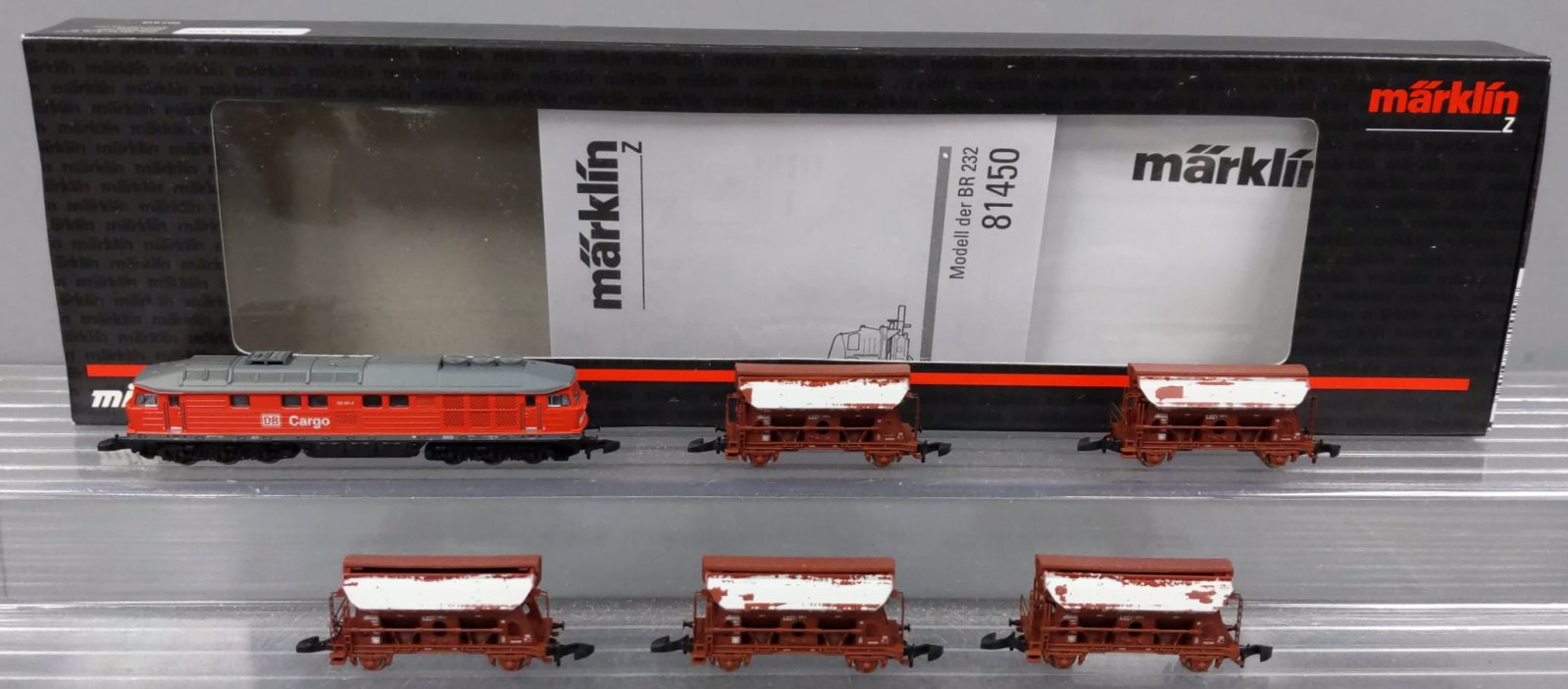 Marklin 81450 Z Scale DB Lime Transport Train Set – Trainz