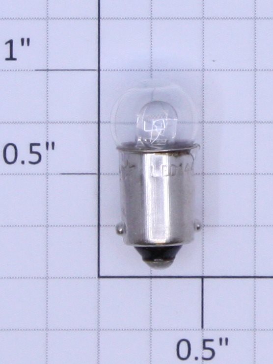 Lionel 1445 18 Volt Bayonet Base Clear Small LED Globe Light Bulb