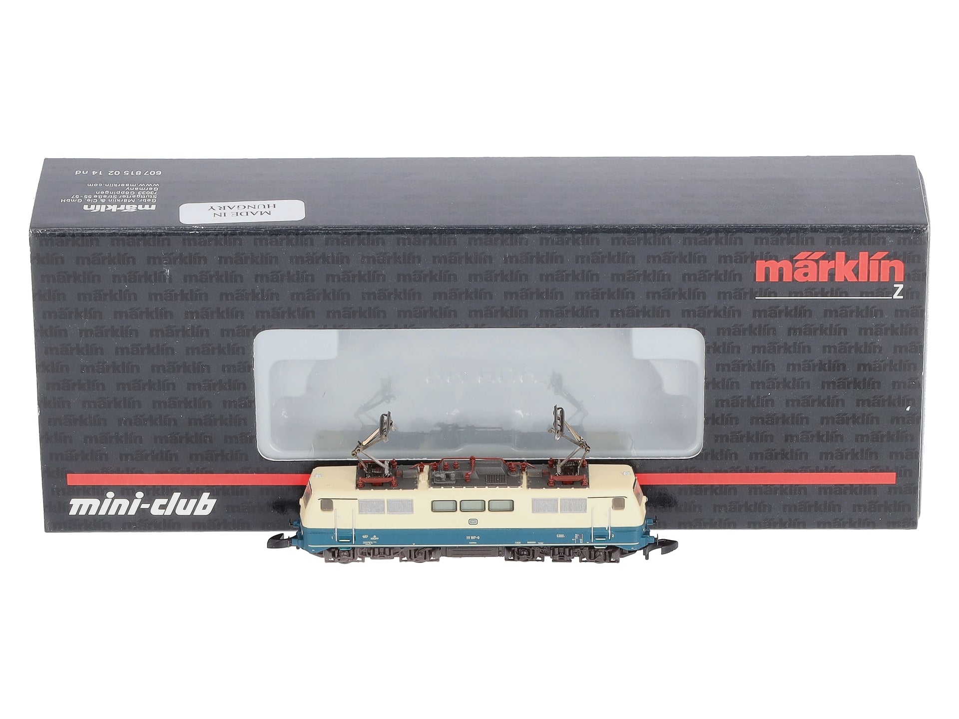 鉄道模型 67.DB2001 Marklin 88421 Z German Federal Railroad DB Class 111