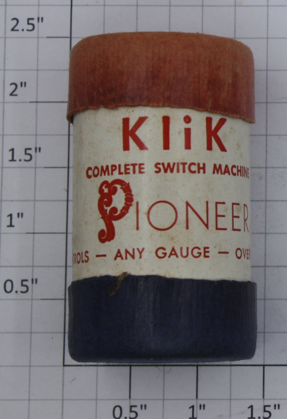 Pioneer KLIK-1000 12-18V AC-DC Switch Machine in Separate Sale Box