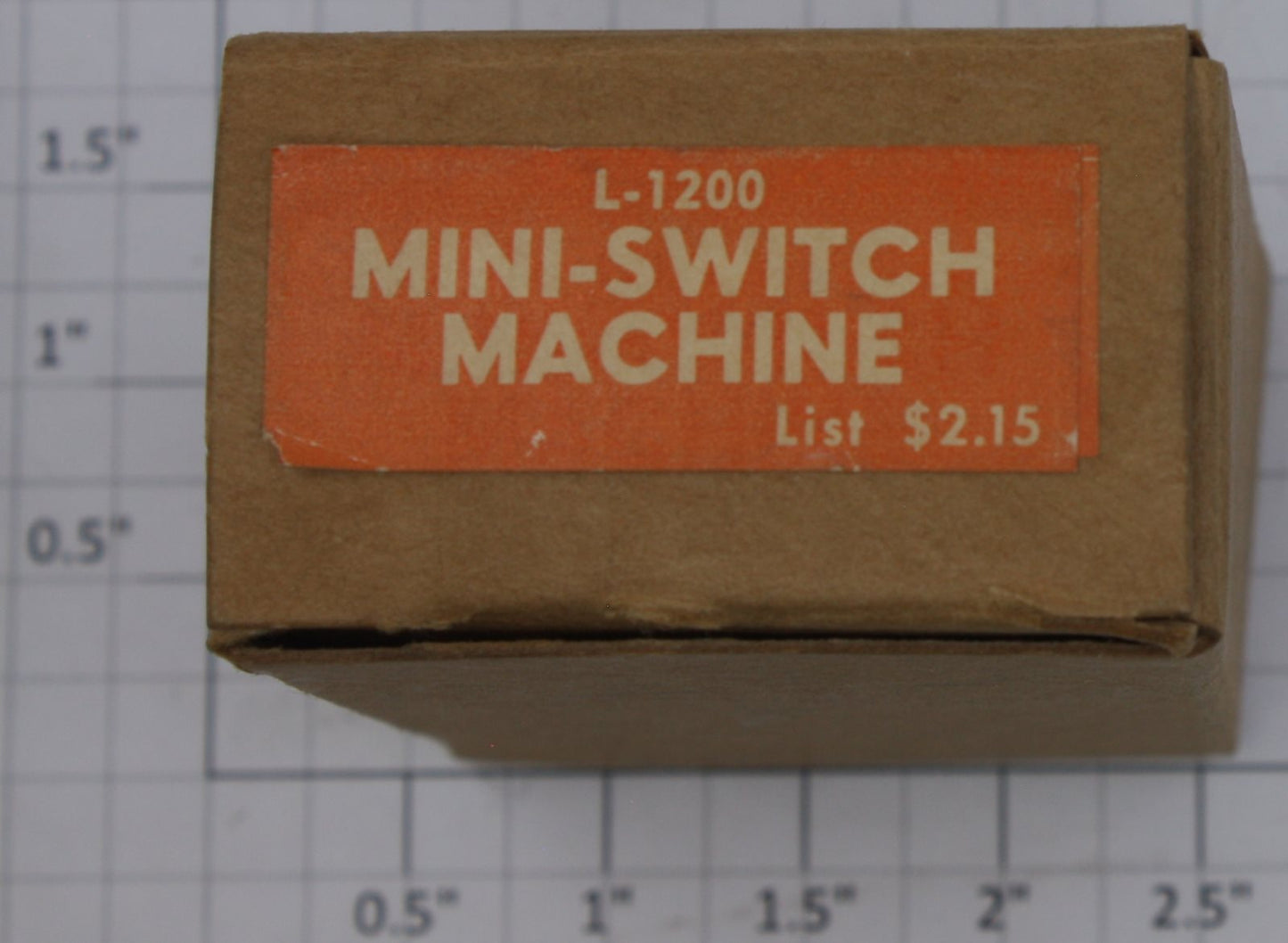 Kemtron L-1200 HO Gauge Mini-Switch Machine in Seperate Sale Box