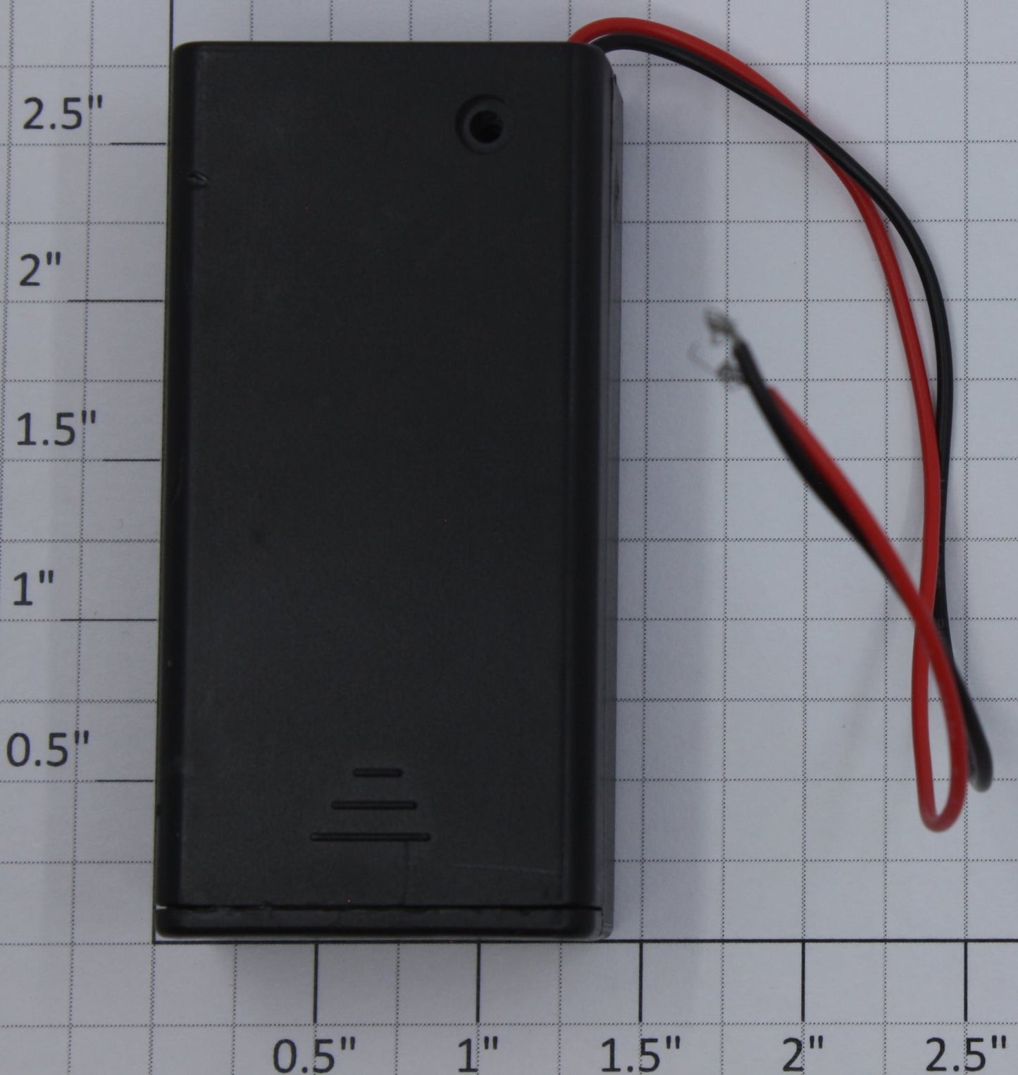 MED BH9V1S O Gauge 9 VDC Battery Box with Leads and On/Off Switch
