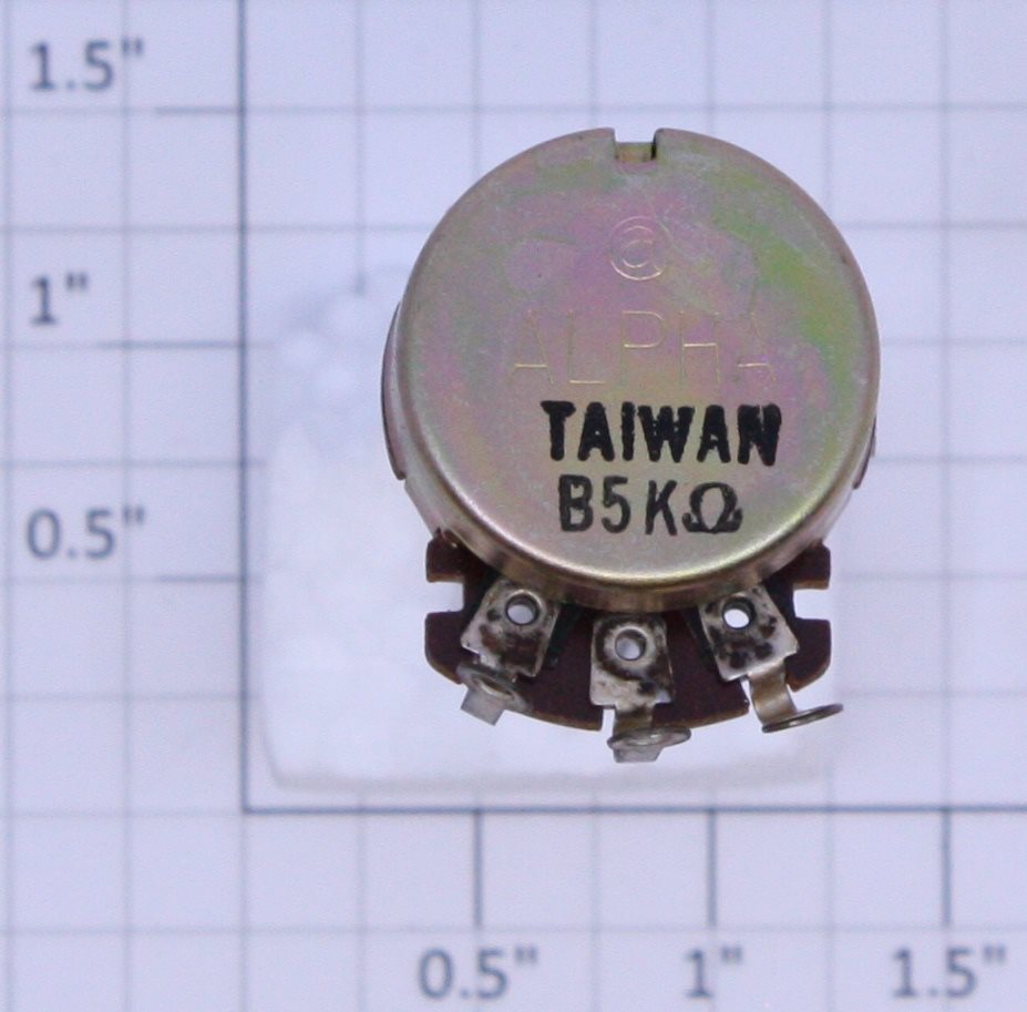 Acme 1002-05 Single Pole Rheostat Switch with Straight Long Shaft
