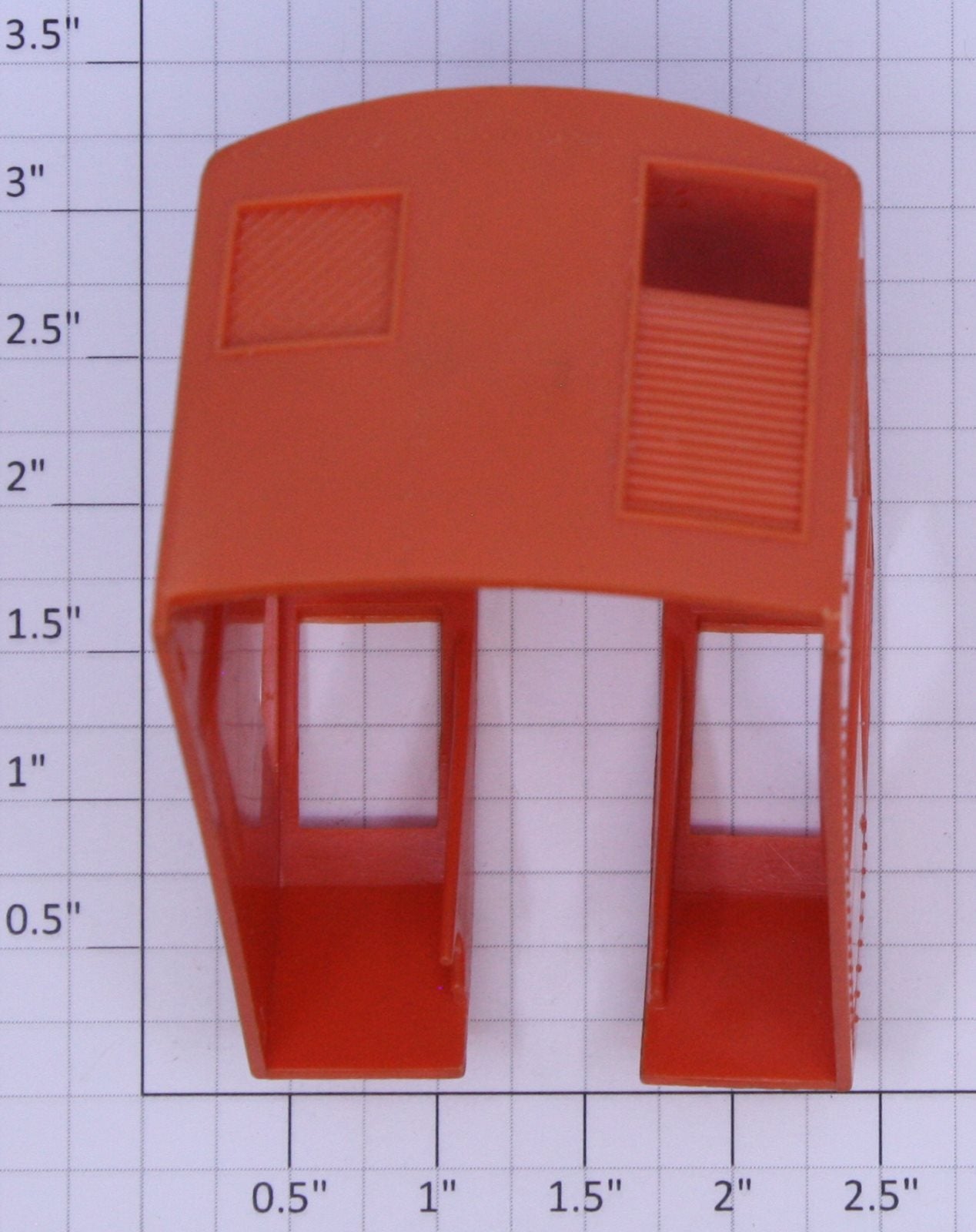 Lionel 3207T-5A Orange Crane Cab Shell
