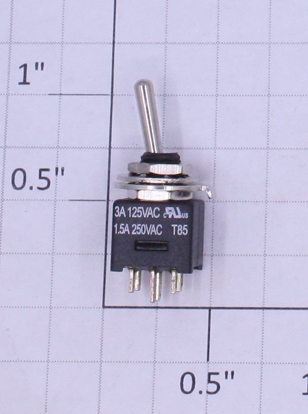 MTE MTE-T85 DPDT Micro Mini On/Off Toggle Switch 3A @ 125VAC