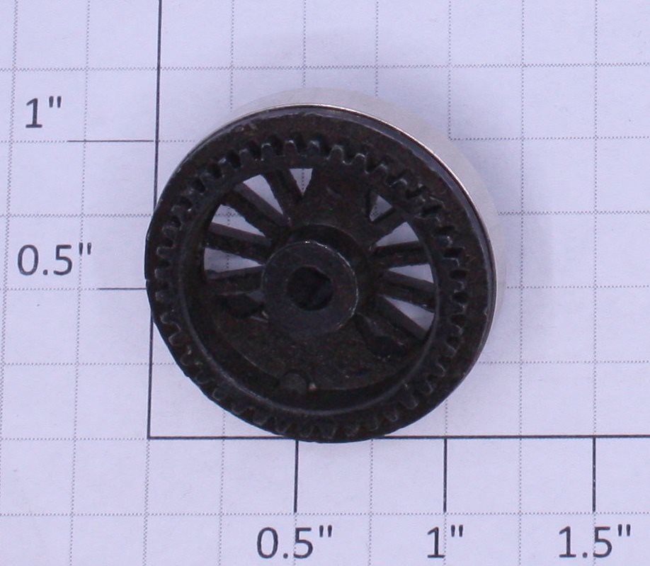 Lionel 227-44 B6 Center Geared Open Spoked Wheel with Nickel Rim