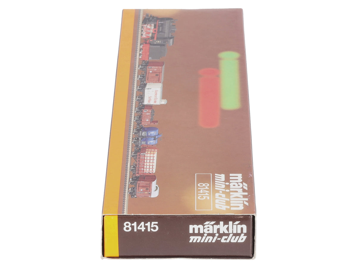 Marklin 81415 Mini-Club Z Gauge Steam Freight Train Set LN/Box