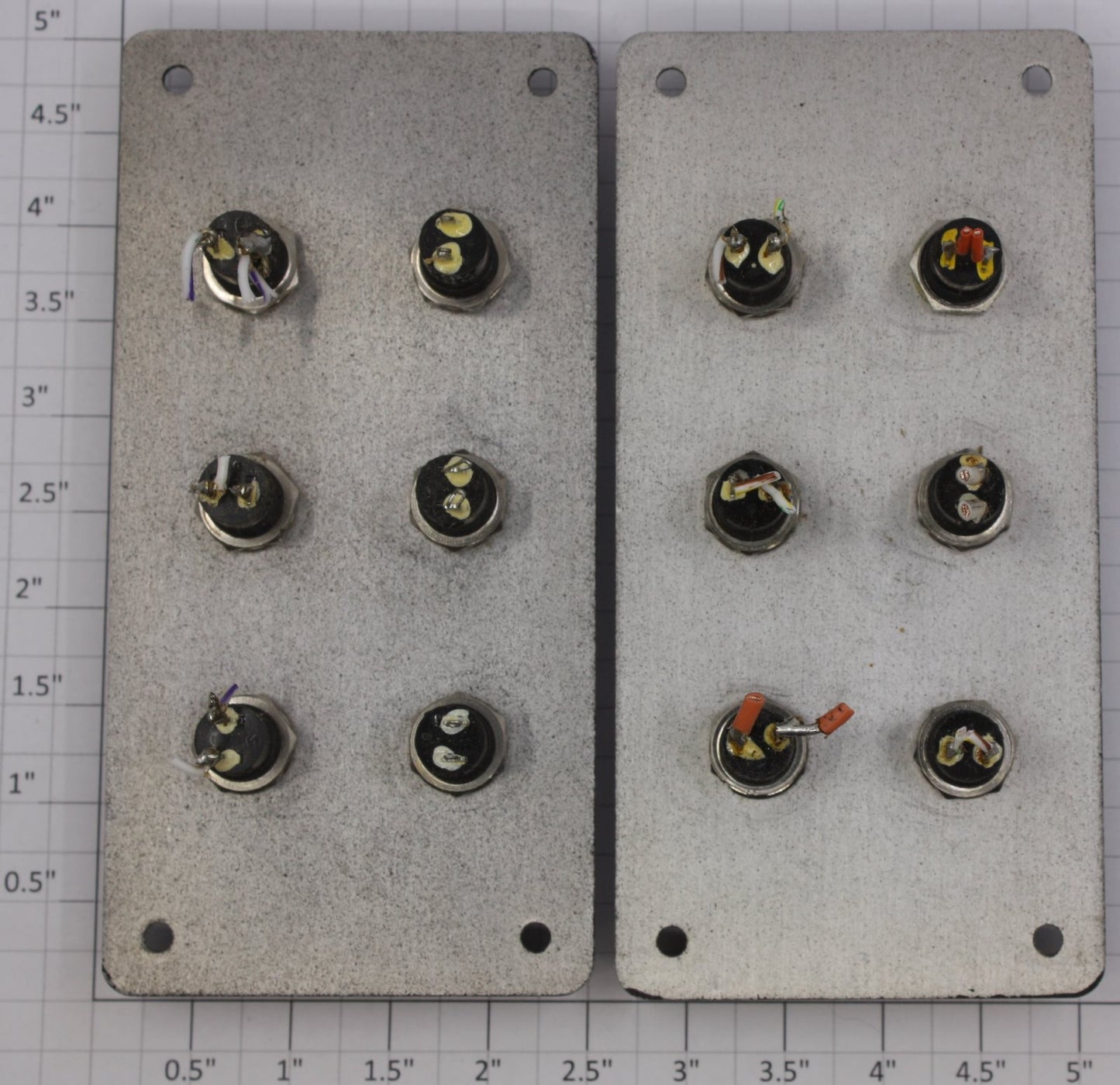 Acme 1008-01 Momentary Pushbutton 6 Switch Control Panels (Bag of 2)