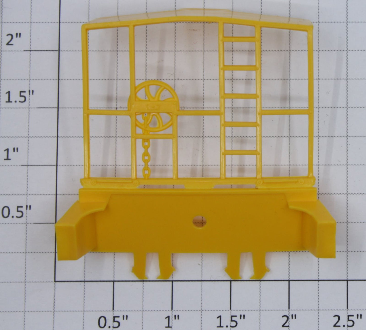 Lionel 16566-25 Yellow Caboose End Platform with Brake Wheel