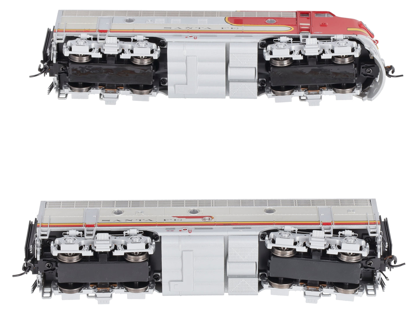 Broadway Limited 8190 HO ATSF EMD F7 A/B Diesel Locomotive P4 Sound/DC/DCC #328L