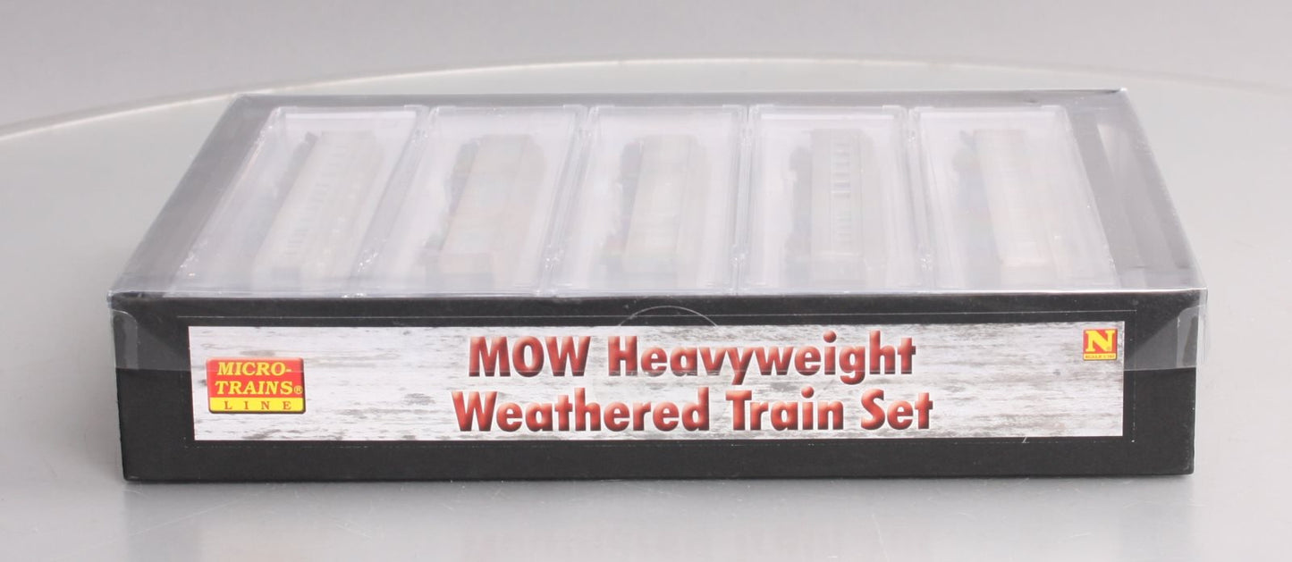 Micro-Trains 99301360 N MOW Pullman Heavyweight Work Train (Set of 5)