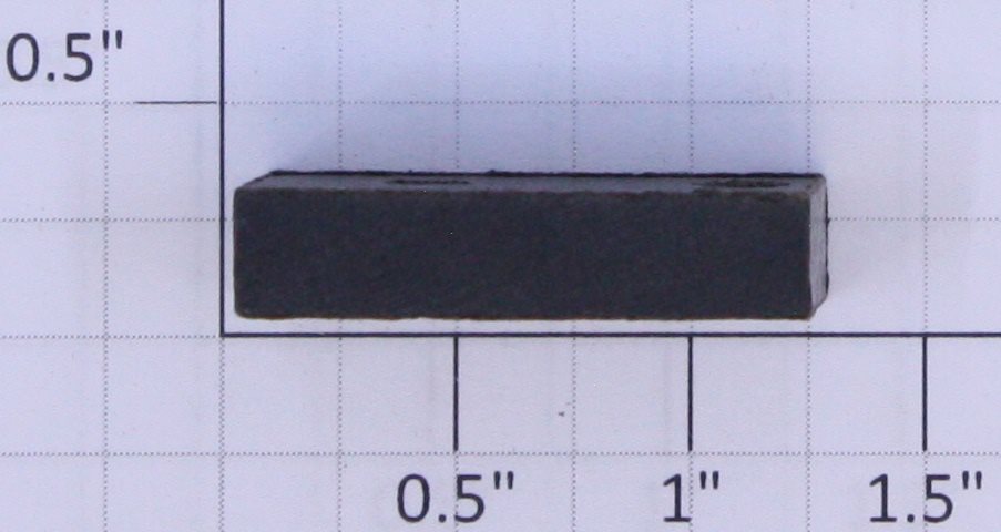 Acme 1028-12 Fiber Block 1-7/16" Long x 3/4" W x 1/4" Thick w/ #8-32 Thread