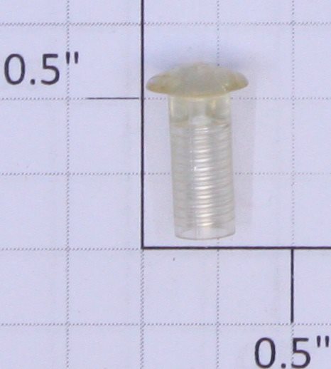 Acme 1028-02 O Gauge Clear Switch Button with #8-32 Thread