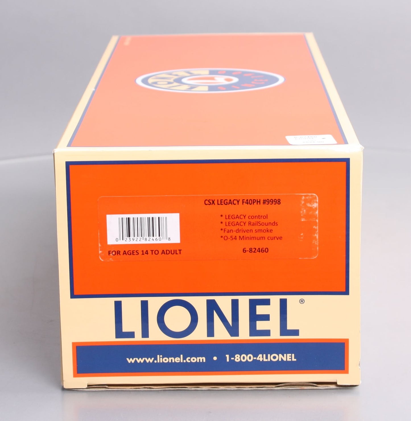 Lionel 6-82460 O BTO F40PH Diesel CSX #9998/LCS