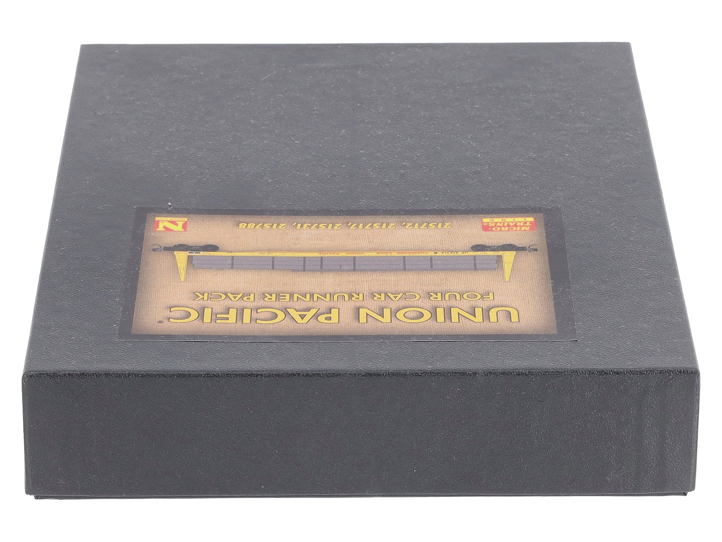 Micro-Trains 99300185 N UP 61' Flat Car Runner Pack w/Load (Pack of 4)
