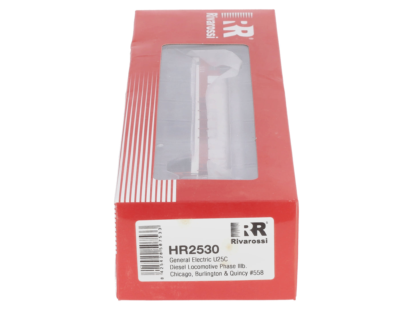Rivarossi HR2530 HO CB&Q GE U25C Diesel Locomotive - Standard DC #558