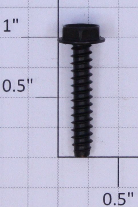 Lionel #10-31/32 x 1" Black Hex Washer Head Self Tapping Screw