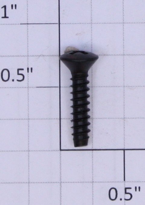Lionel 1033-62 #8 x 25/32" Black Oval Phillips Self Tapping Screw