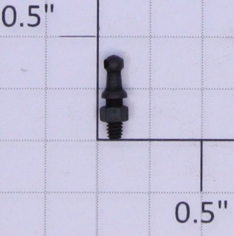 Lionel 700E-70 13/32"" Black Handrail Stanchion with Black Nut