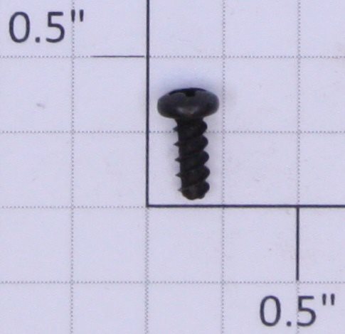 Lionel 6207721516 #5 x 5/16" Black Phillips Pan Head Self Tapping Screw
