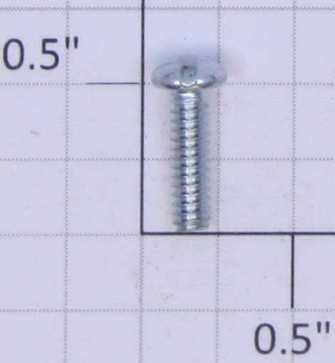 Lionel #6-32 x 1/2" Steel Round Head Slotted Mounting Screw