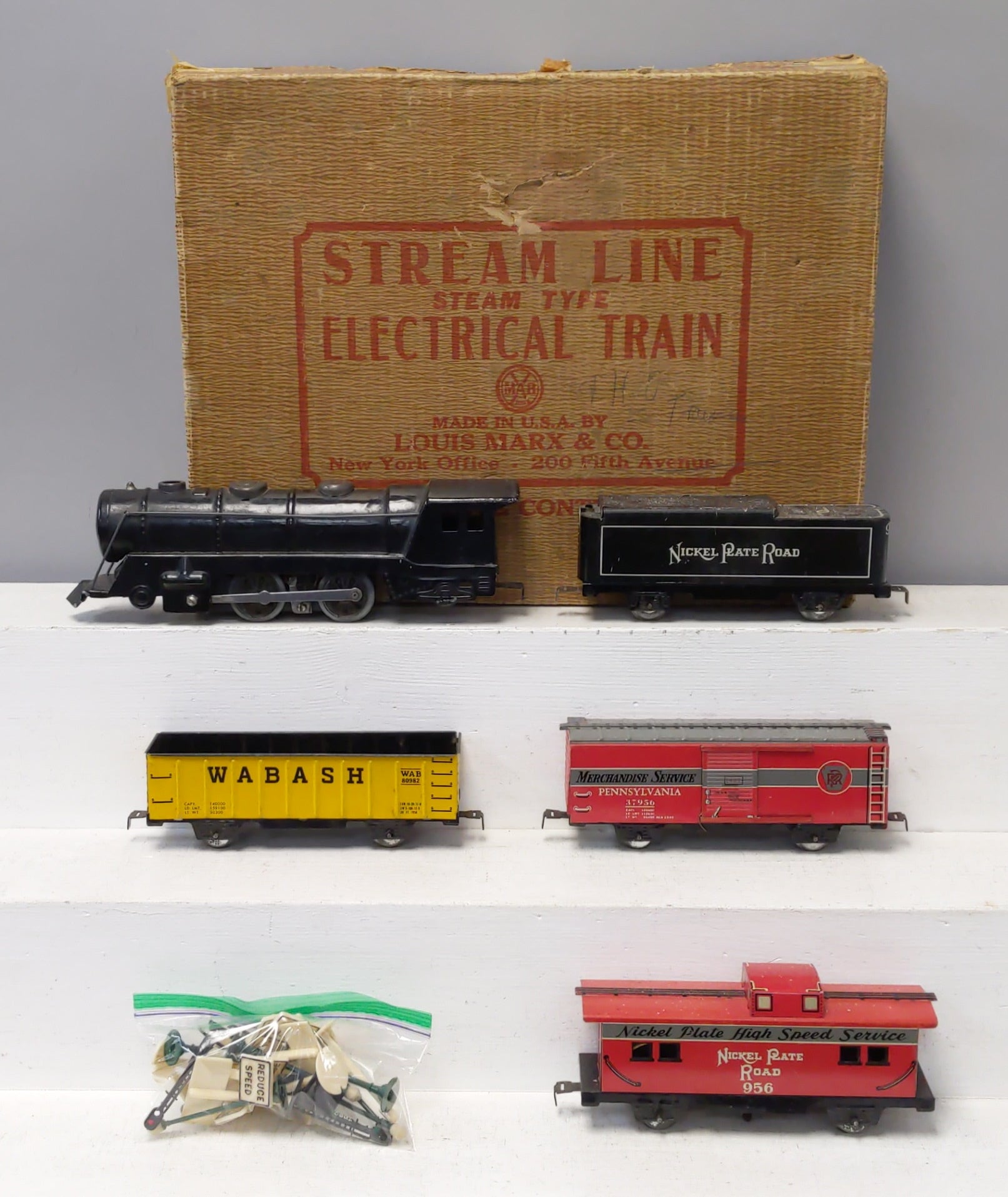 Marx streamline electric train set sale
