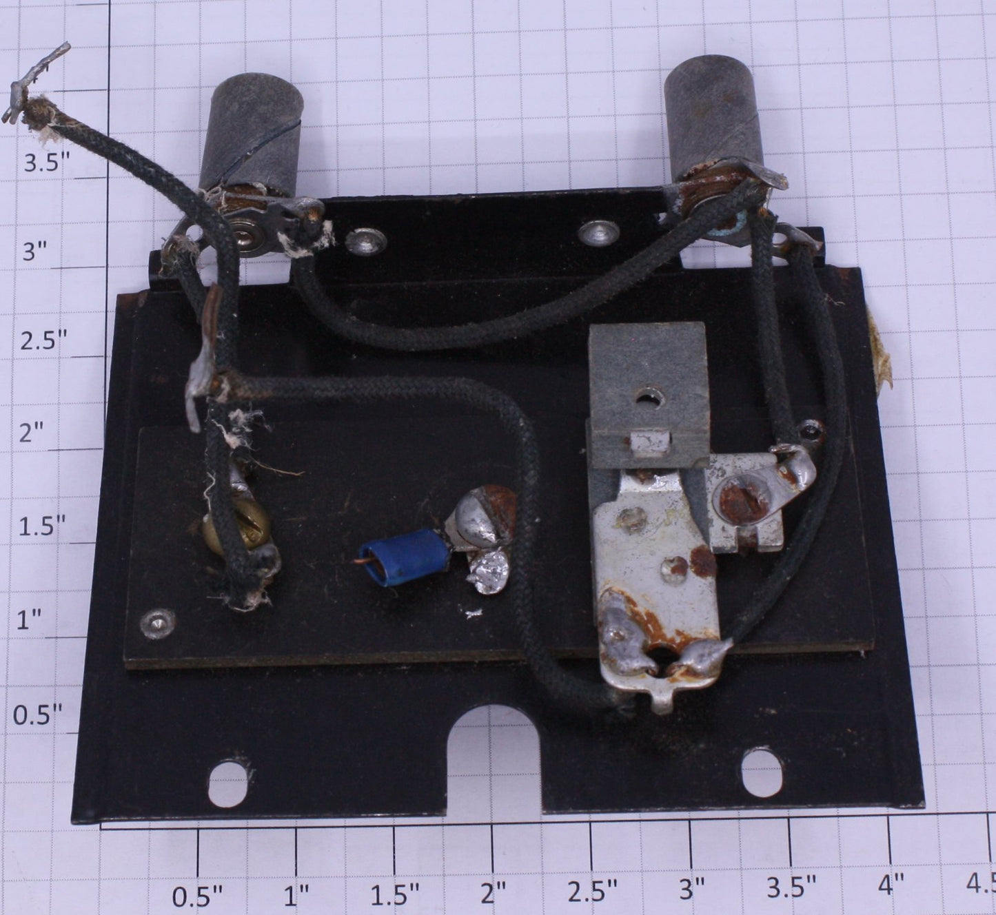 American Flyer XA12C327 15B Transformer Back Plate Assembly with Circuit Breaker