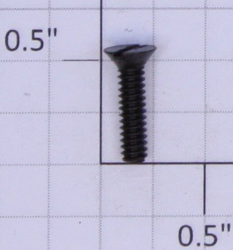 Lionel #6-32 x 9/16" Black Flat Head Slotted Machine Screw