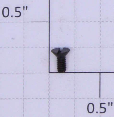 Lionel #3-48 x 1/4" Black Flat Head Slotted Screw