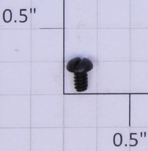 Lionel #4-36 x 3/16" Black Round Head Slotted Screw