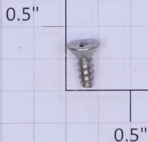 Lionel 80000-122 #6 x 3/8" Steel Flat Head Phillips Self Tapping Screw