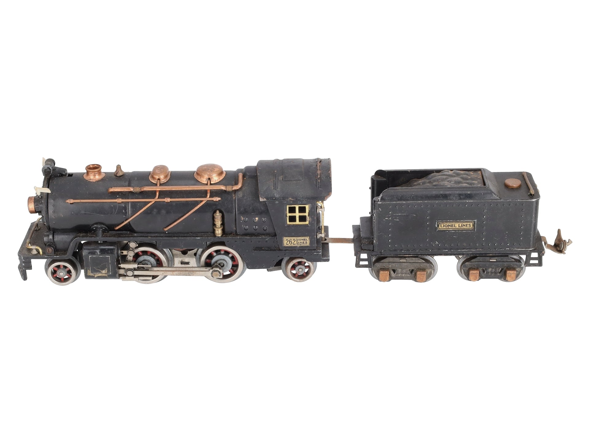 Lionel 262 Vintage O Prewar 2 4 2 Steam Locomotive Tender VG Trainz