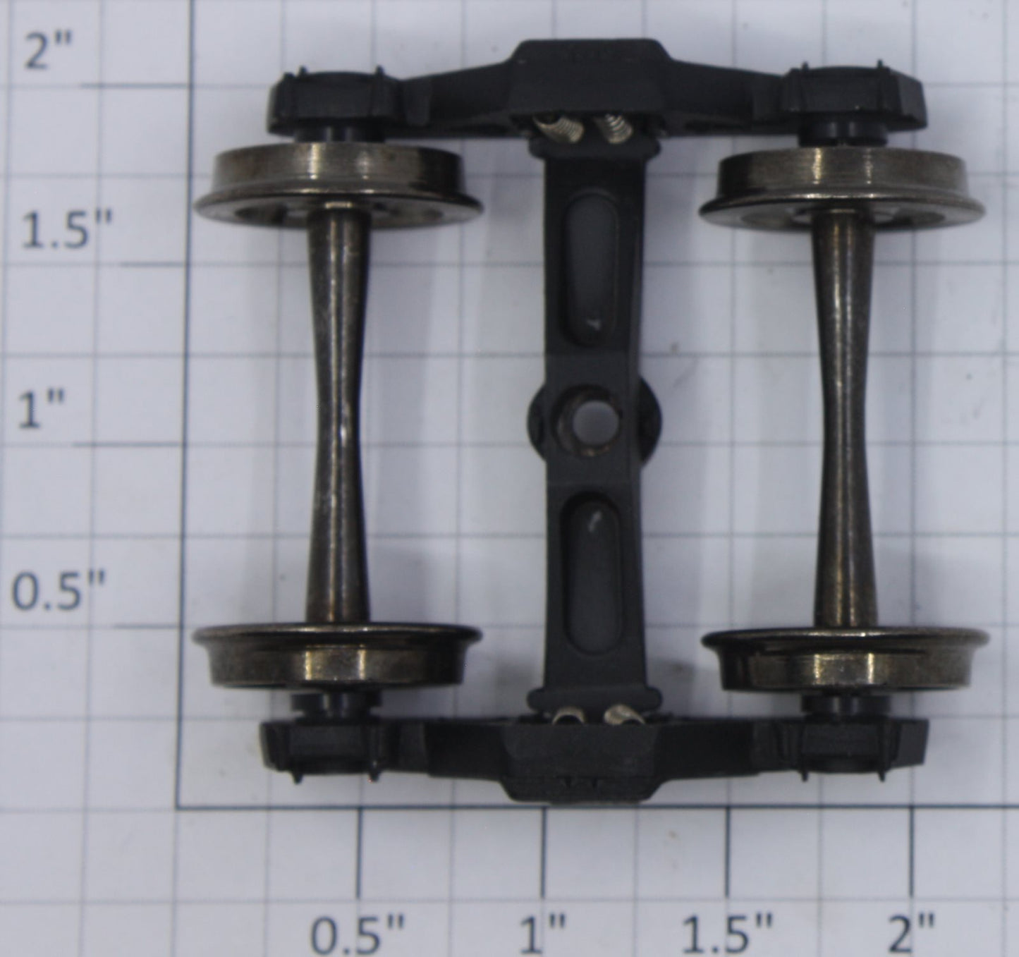 KTM U-62B Black 2-Rail Barber S-2 Sprung Truck without Journals