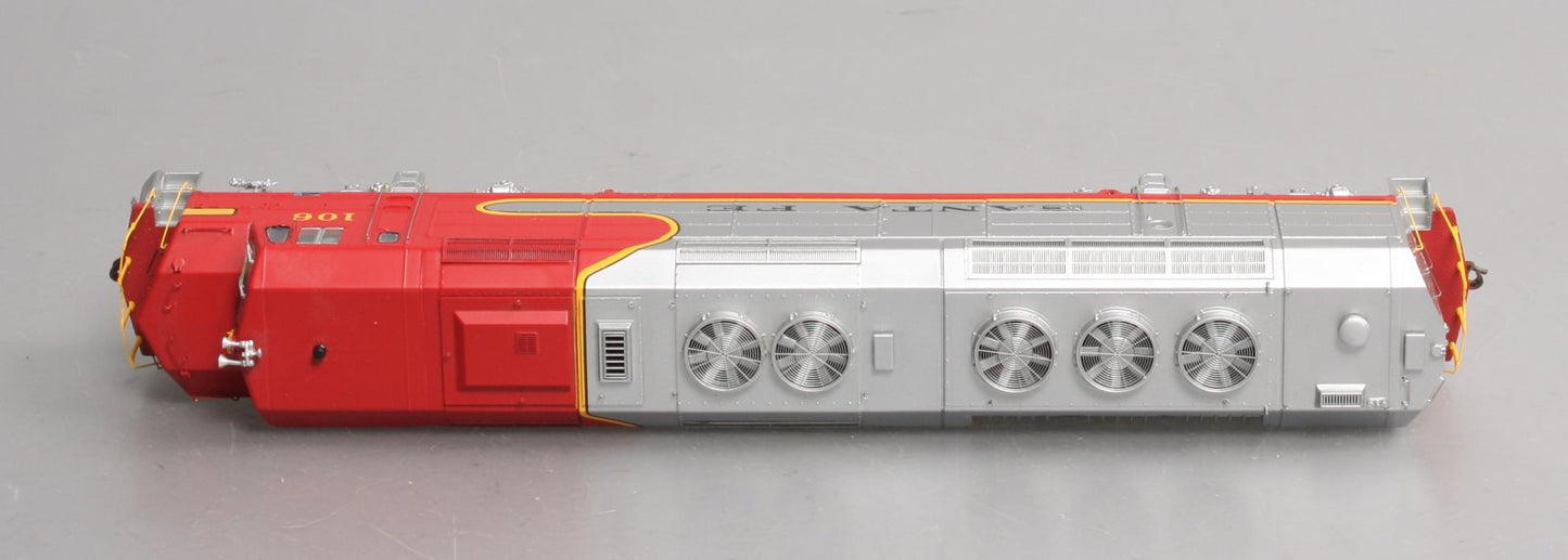 Athearn G67663 HO Santa Fe/Superchief FP45 Diesel Locomotive w/DCC & Sound #106