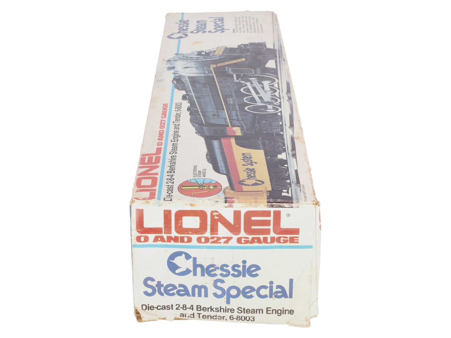 Lionel 6-8003 O Gauge Chessie 2-8-4 Berkshire Steam Locomotive & Tender #8003 EX/Box